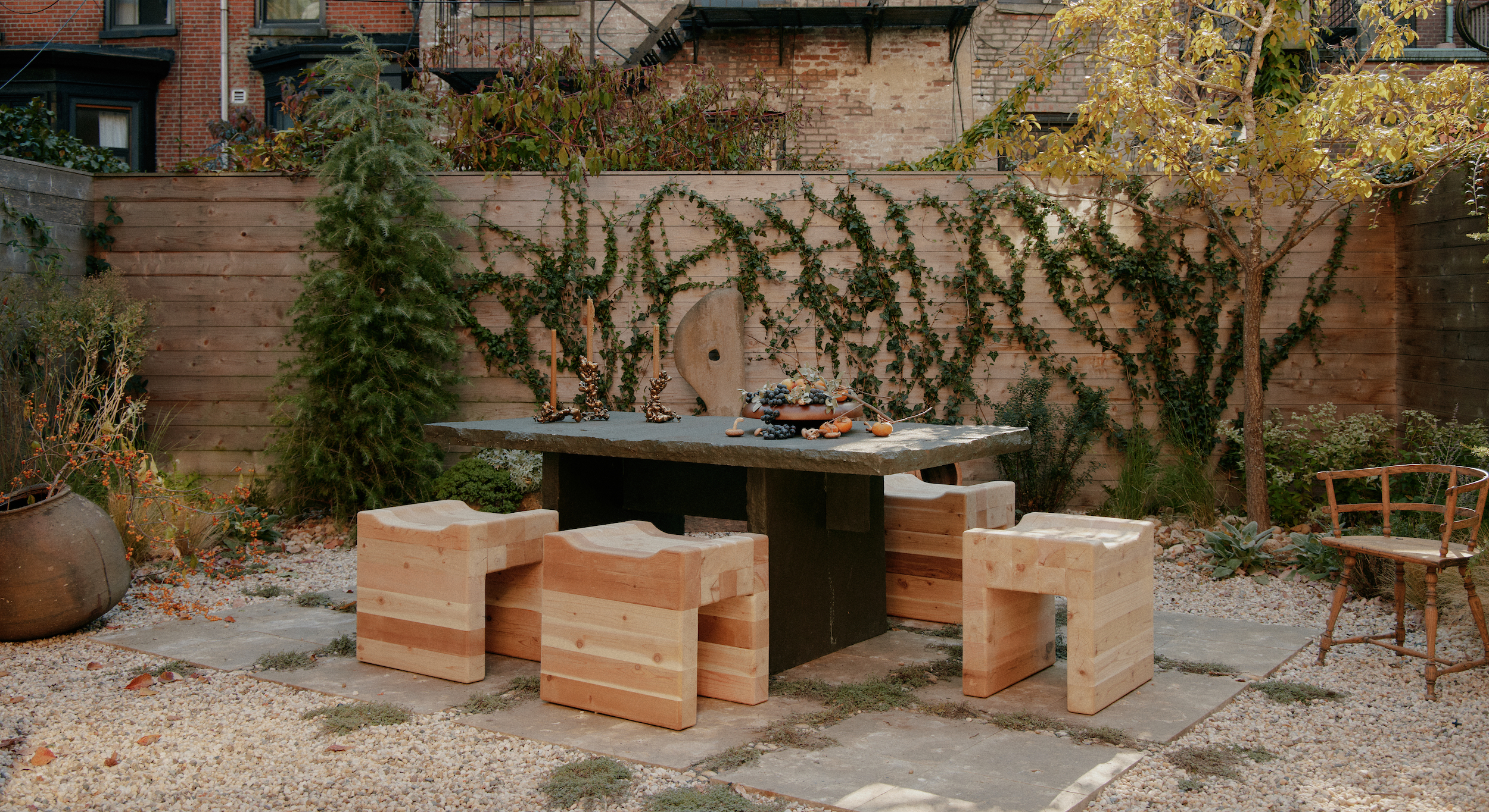 The One Area of Athena’s Brooklyn Home You’ve Never Seen: The Garden!