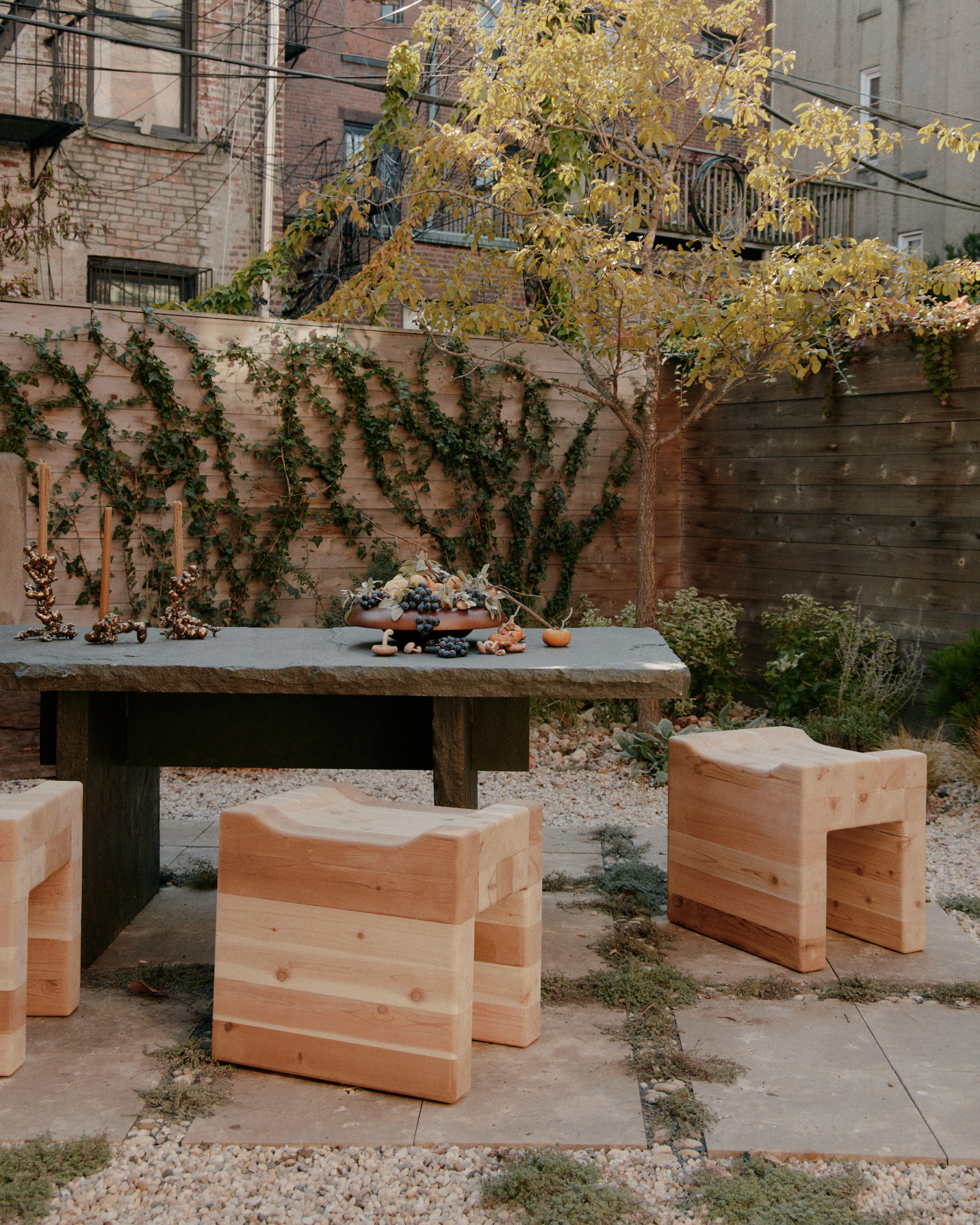 The One Area of Athena’s Brooklyn Home You’ve Never Seen: The Garden!