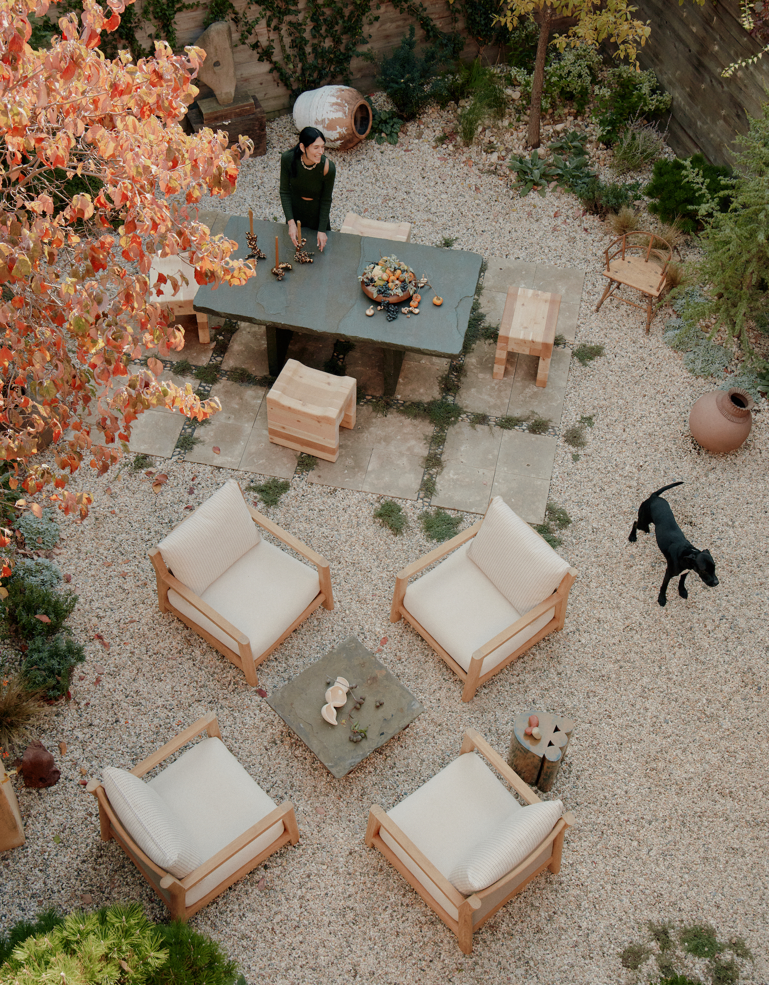 The One Area of Athena’s Brooklyn Home You’ve Never Seen: The Garden!