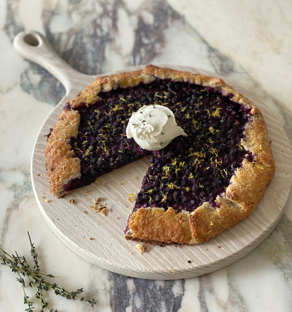 Blueberry Lemon-Thyme Crostata