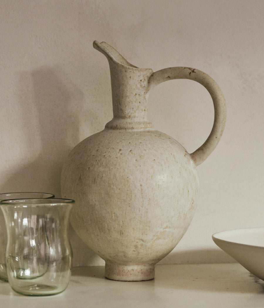 Oinochoe Perla Vase White - Canoa Lab