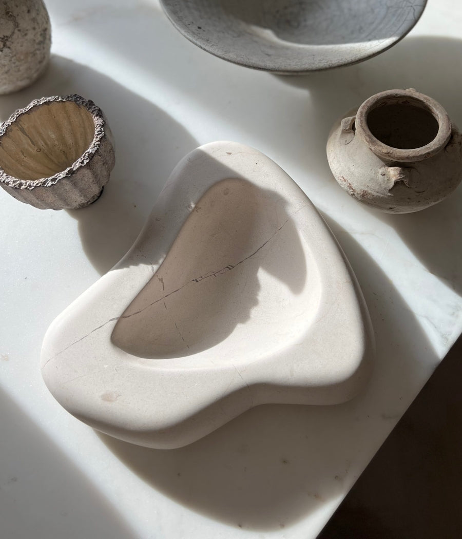 WILLOW MARBLE BOWL - Claude Home