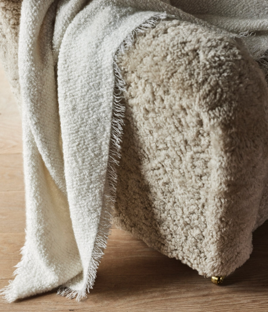 The Tired Man Lounge Chair, Sheepskin - MENU