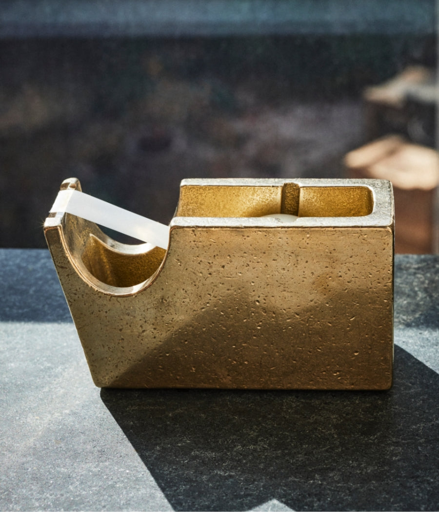 Tape Dispenser Brass - Studio Henry Wilson