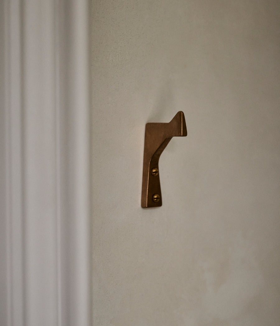 Towel Hook Bronze - Studio Henry Wilson