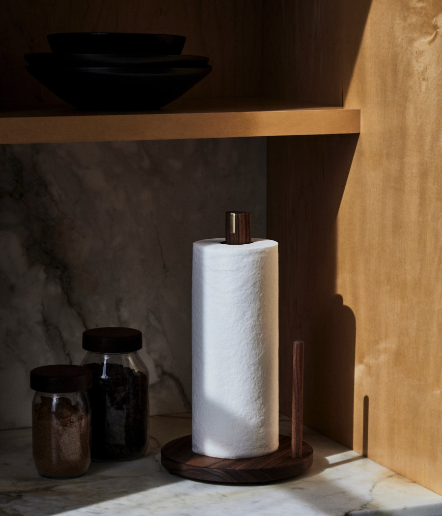 Flat Top Paper Towel Holder - The Wooden Palate