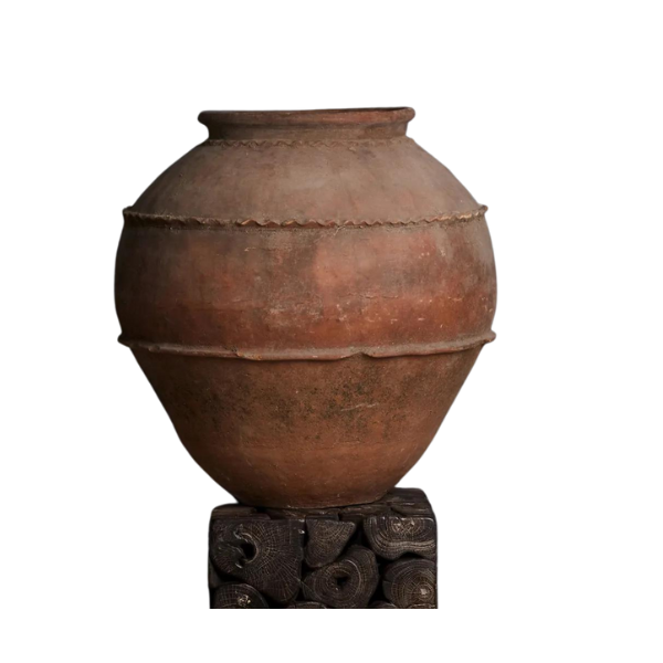 Michael Trapp 19th Century Large Terra Cotta Water Jar from Java