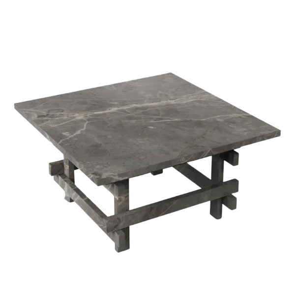 Contemporary Limited Edition Grey Marble Table, Paranoid V2 by Edizione Limitata