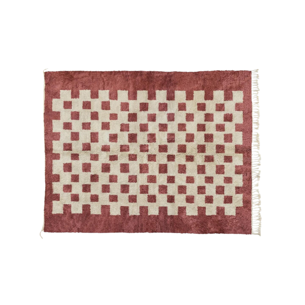 Athena Calderone x Beni Rugs: Gambit – Sienna & Taupe