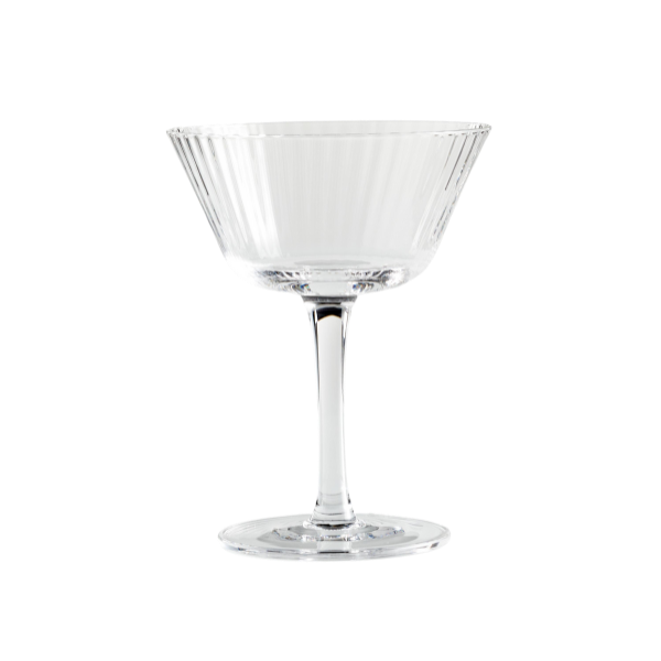 Crate & Barrel x Athena Calderone A Coste Coupe Glass 7 Oz