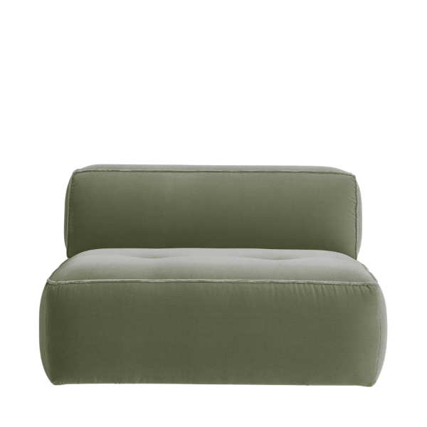 Crate & Barrel x Athena Calderone Angolare Basil Armless Chair