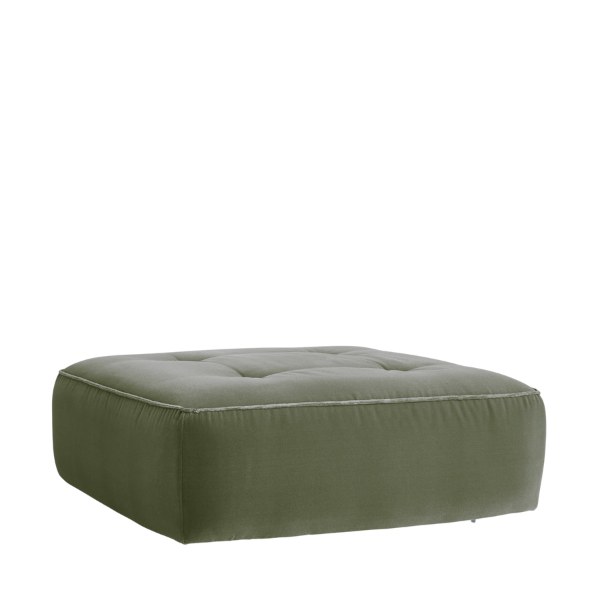 Crate & Barrel x Athena Calderone Angolare Basil Ottoman