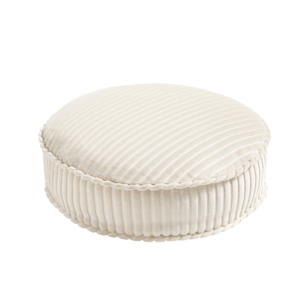 Crate & Barrel x Athena Calderone Creste Corduroy Ivory Pillbox Pillow