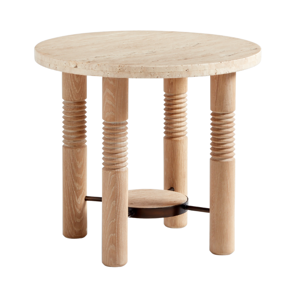 Crate & Barrel x Athena Calderone Revival Petit Side Table