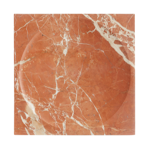 Crate & Barrel x Athena Calderone Rosa Marble Serve Platter