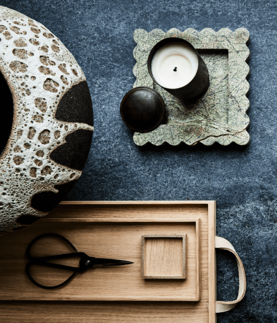 Box Tray in Emerald - Anastasio Home