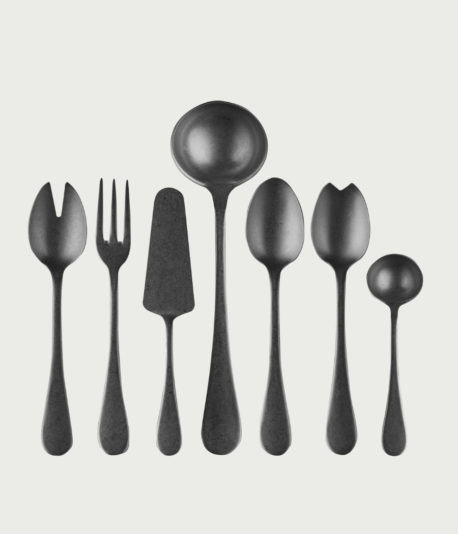 Vintage Set of Seven Serving Pieces - Mepra