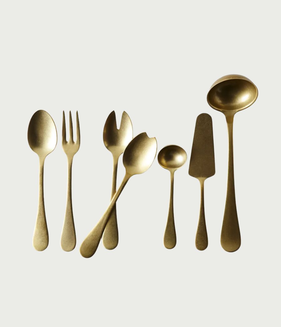 Vintage Set of Seven Serving Pieces - Mepra