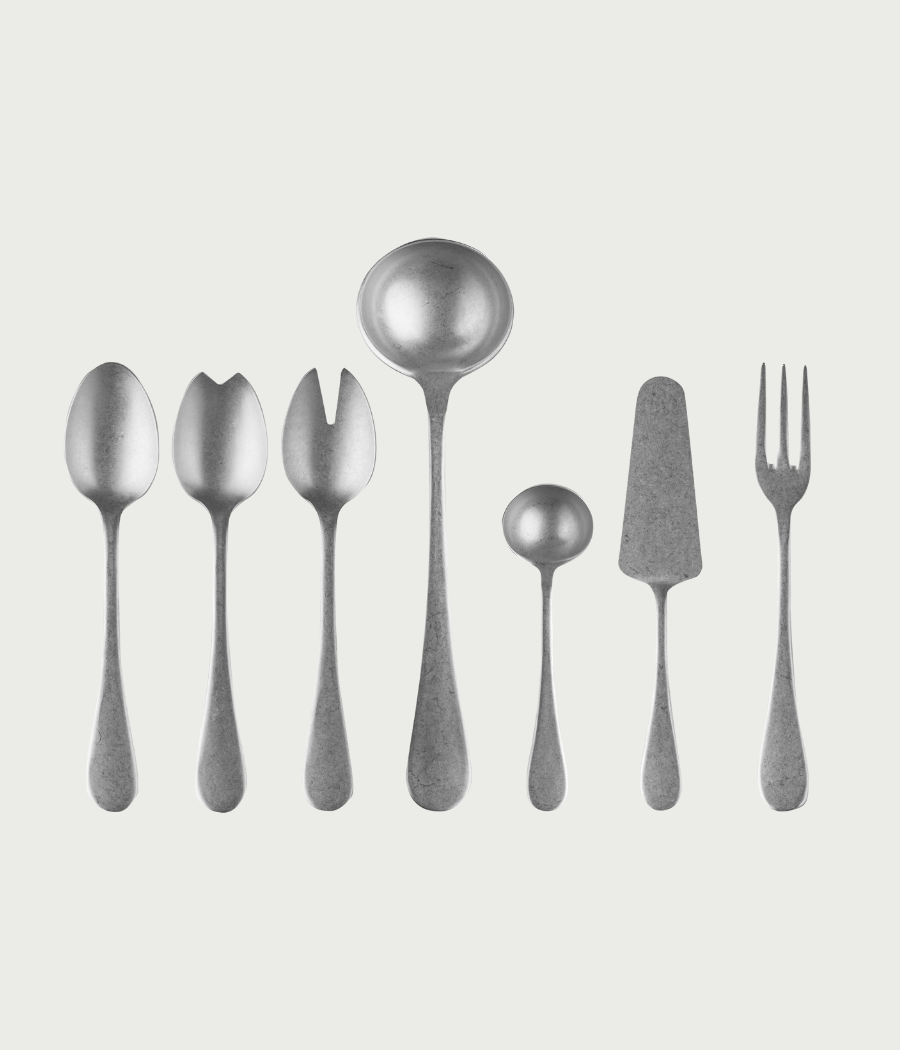 Vintage Set of Seven Serving Pieces - Mepra