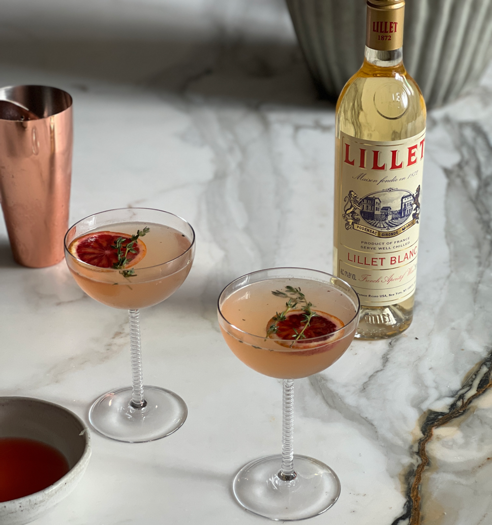 Lillet Blanc Citrus-Thyme Aperitif