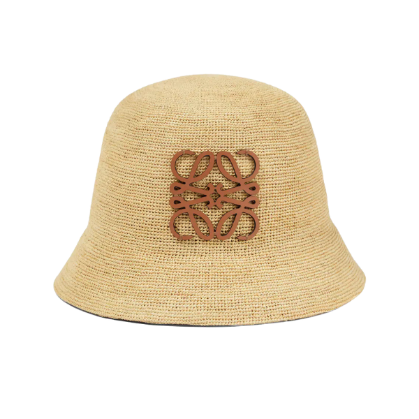 Loewe Paula’s Ibiza Anagram Raffia Bucket Hat