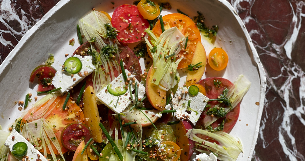 EyeSwoon Unplugged: Summer Tomato Salad