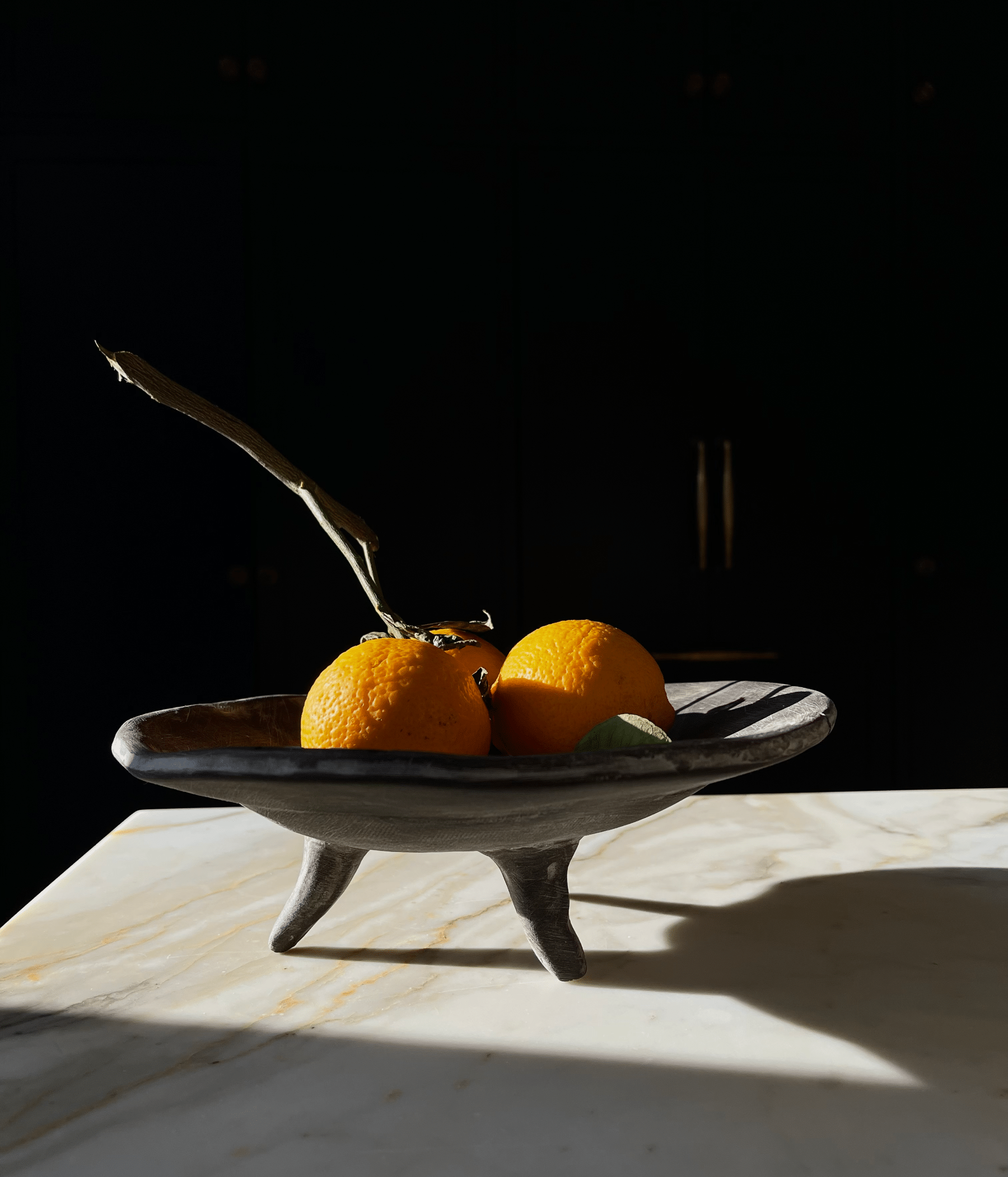 Medium Footed Bowl Black - Beau Rush