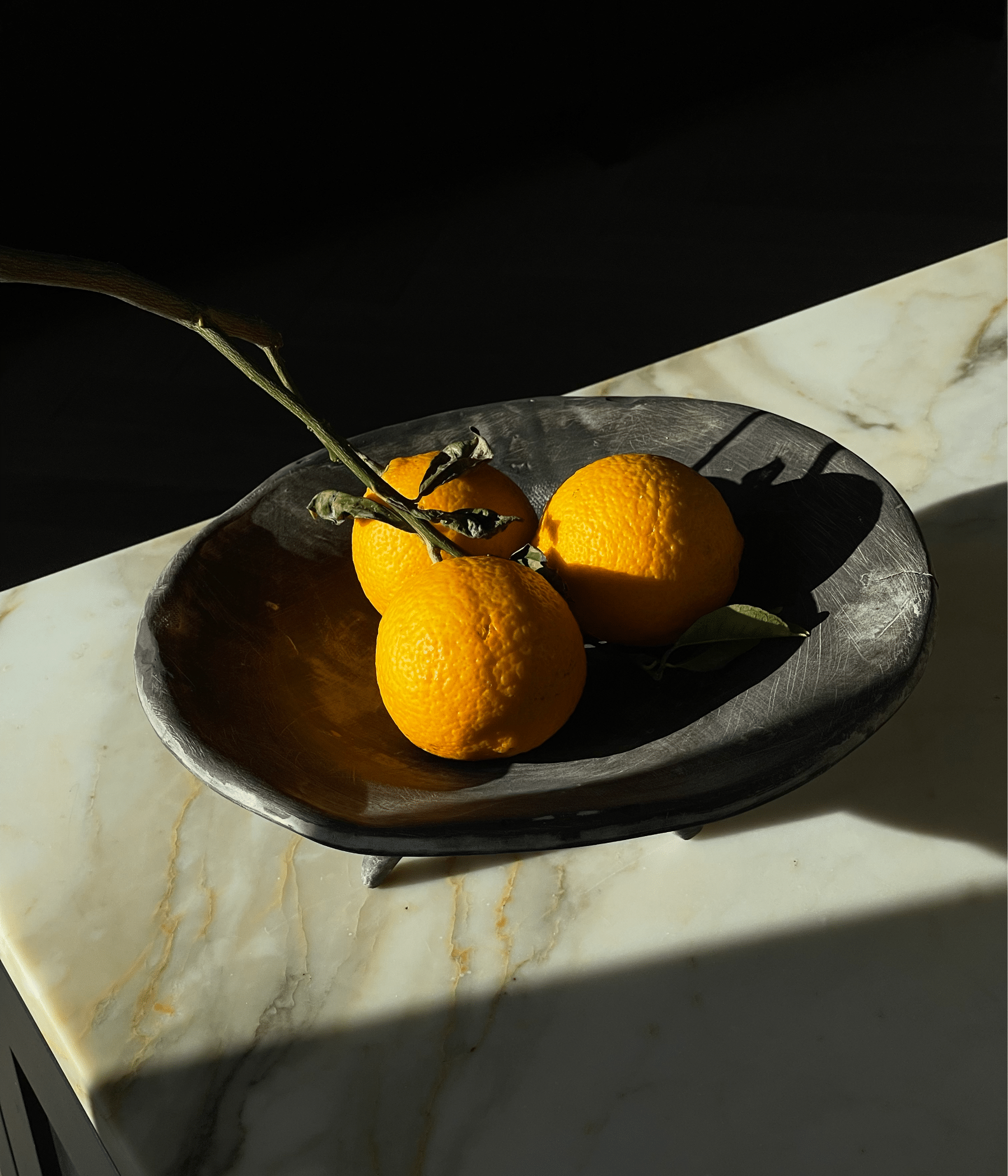 Medium Footed Bowl Black - Beau Rush